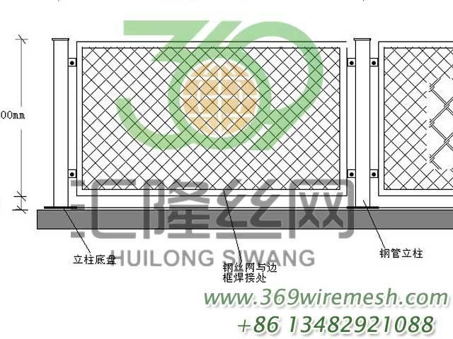 chain link fence panels