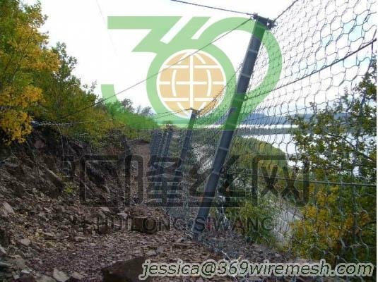 Safety netting system fence, SNS Passive protection system 2