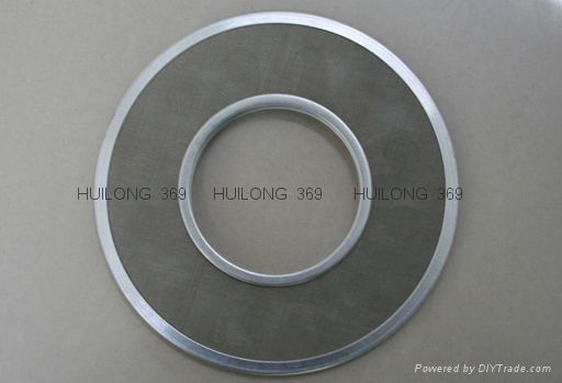 customed stainless steel wire mesh filter disk/disc 2