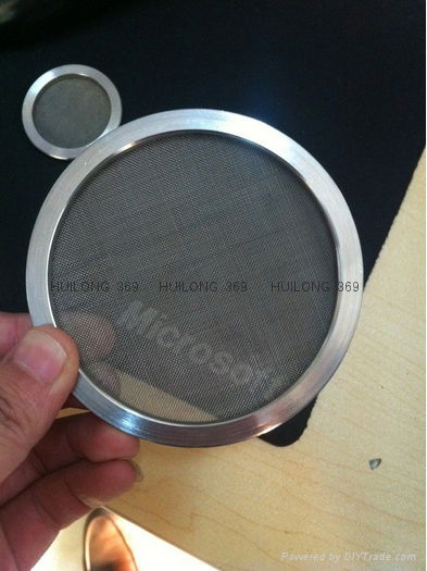 customed stainless steel wire mesh filter disk/disc 4