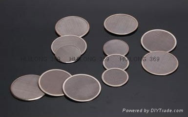 Well-know stainless steel wire mesh filter disk/disc