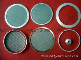 Well-know stainless steel wire mesh filter disk/disc 5