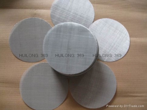 Good product stainless steel wire mesh filter disk/disc 5