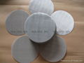 Good product stainless steel wire mesh filter disk/disc 5