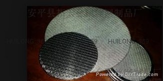 wholesale stainless steel wire mesh filter disk/disc 1