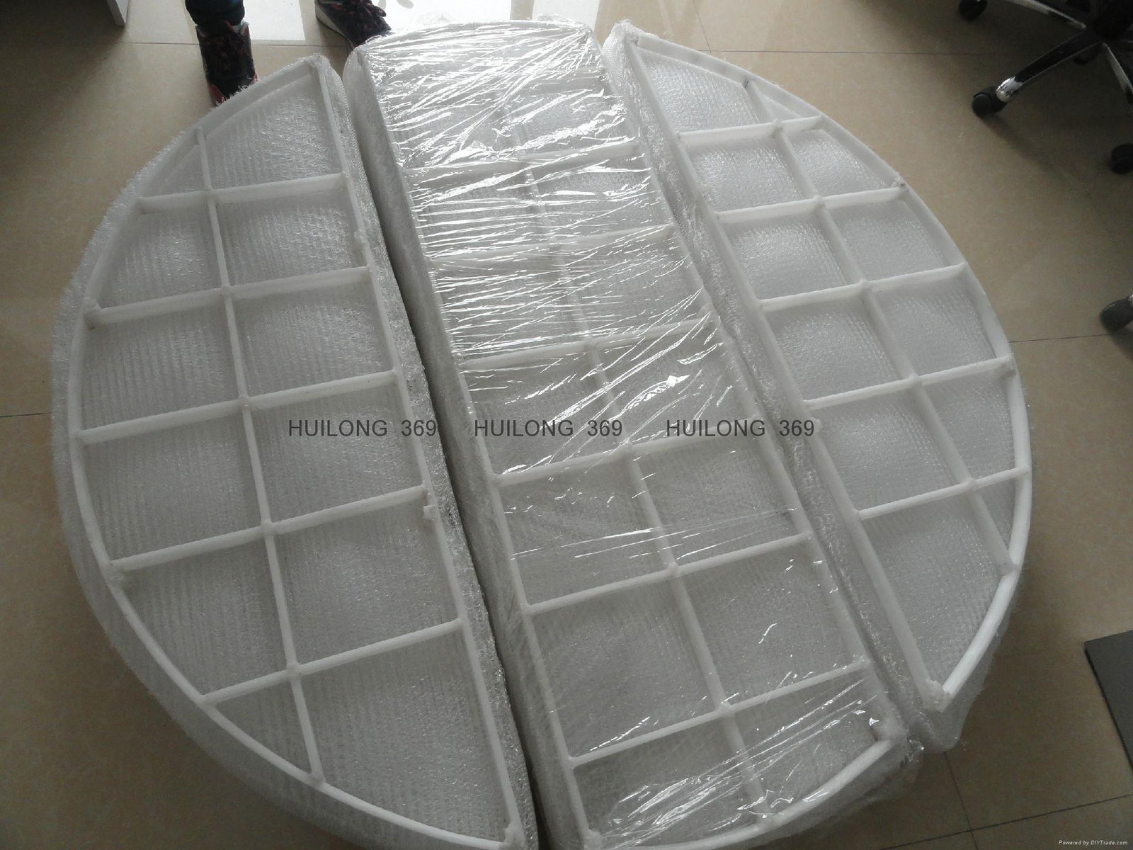 customed Plastic Demister pad 3