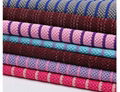 Colored polyester yarn for warp knitted fly knitted sports vamp