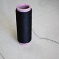 Spandex coated dyed yarn