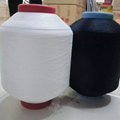 Spandex coated dyed yarn 7