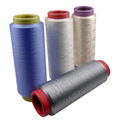 Silver antibacterial (bacteriostatic) polyester yarn