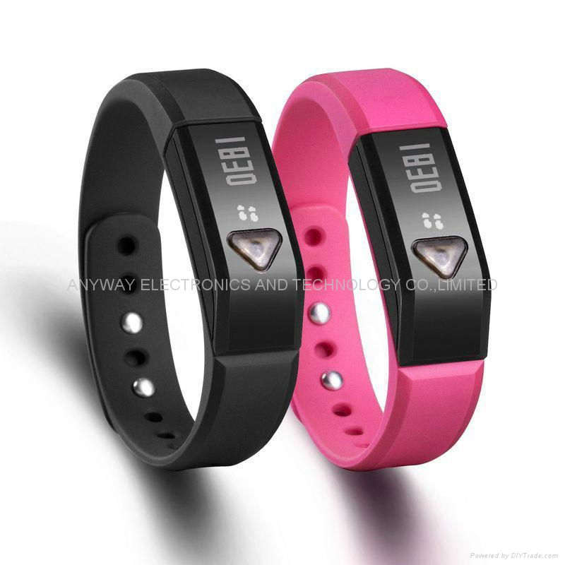 Bluetooth V4.0 smart wristband bracelet with Sports & Sleep Tracking for Android