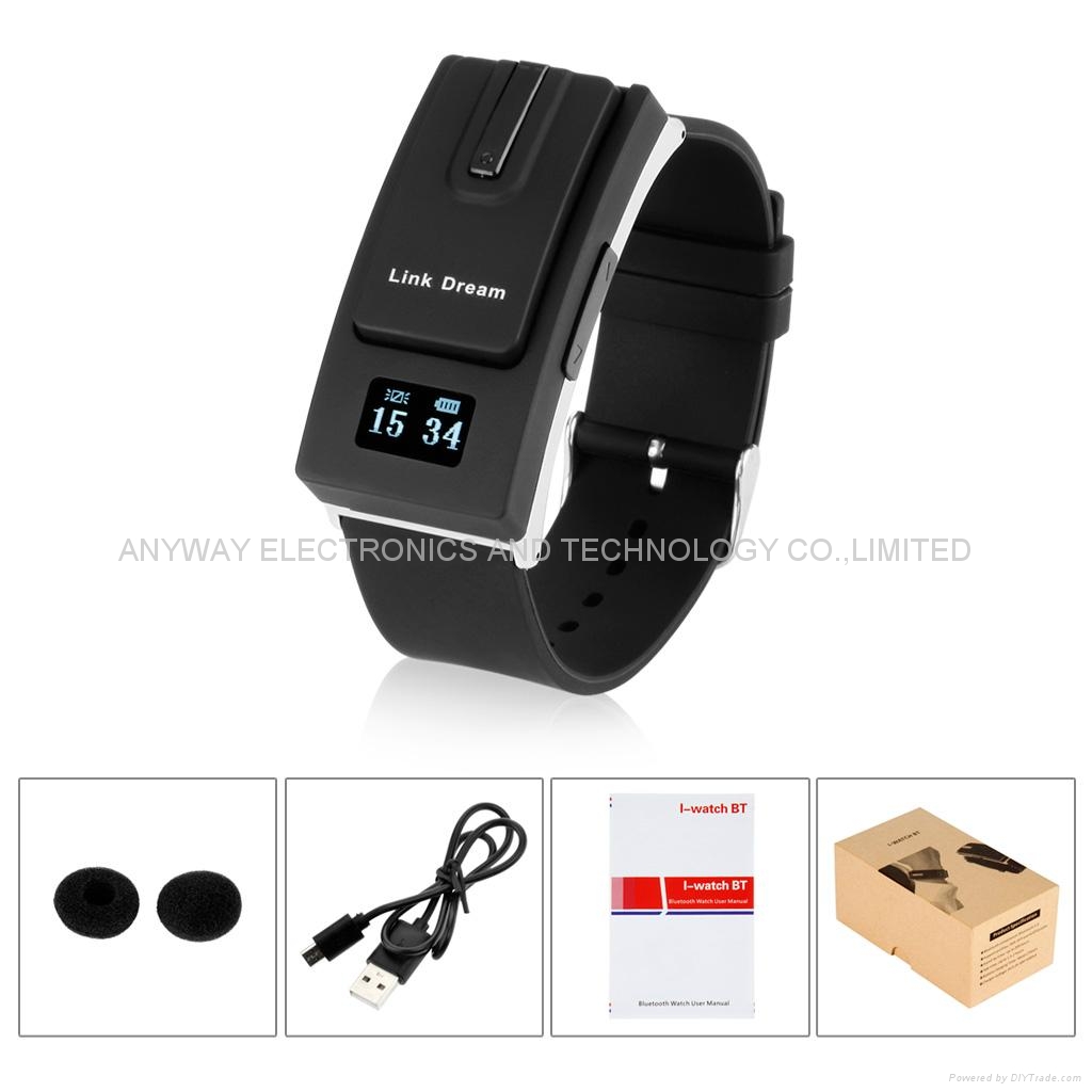 Bluetooth Headset smartband Sport Watch Bracelet Earphone wristband call vibrati - link dream