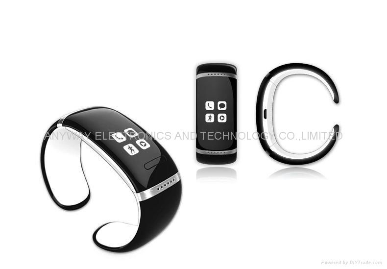 activity bracelet Wrist fashion Smart Bluetooth Watch for iPhone Samsung Android 2