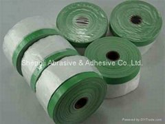 Pre-taped Masking Film With 70mesh cloth masking tape