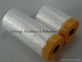 Pre-taped Masking Film With Japanese paper masking tape 1