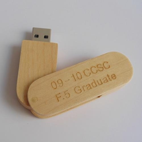 wood04 USB flash drive 3