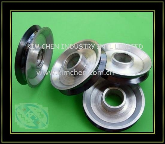 Ceramic coating Aluminium wire guide pulleys 4