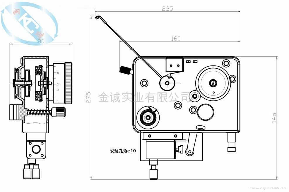 Coil winding tensioner (magnetic tensioner with cylinder) MTA-600  5