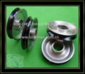 Ceramic coating Aluminium wire guide pulleys