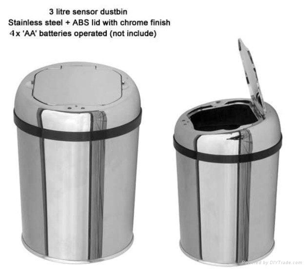 3L Sensor Trash Can Touchless Automatic Waste Bin Hand Motion Dust Bin