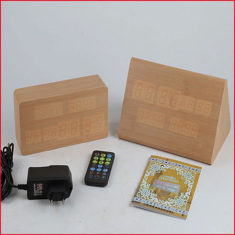 Muslim Prayer Desk Clock Islamic Calendar Perpetual Calendar Bluetooth Speaker 2