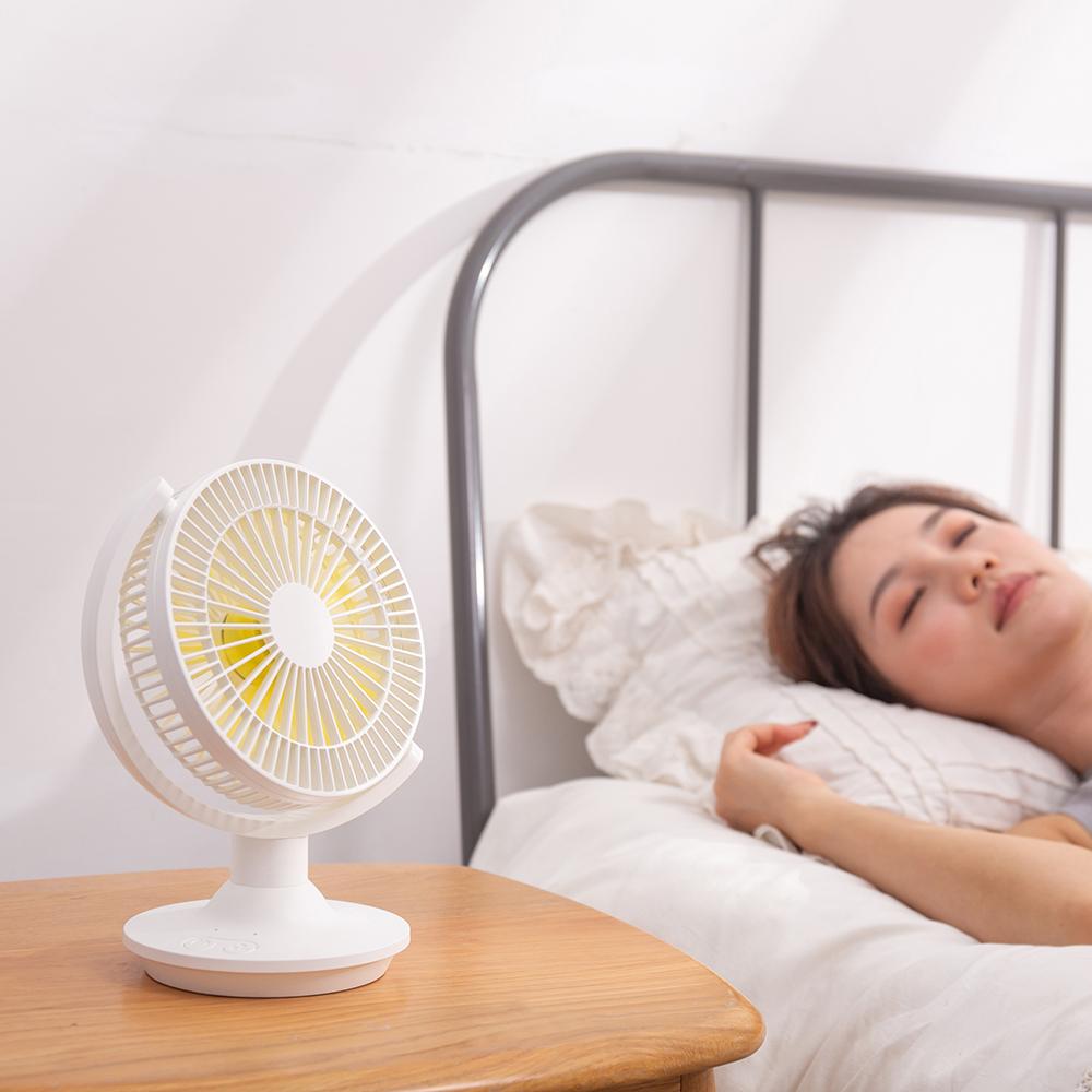 Simple and cute can place USB desktop fan can shake head 4