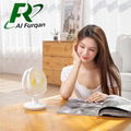 Simple and cute can place USB desktop fan can shake head