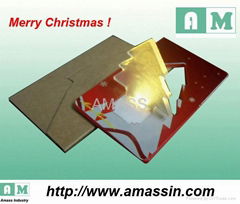 card led light with christmas tree design