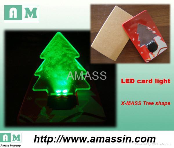 card led light with christmas tree design 5