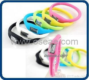 Silicone Bracelet Promotional Watch 