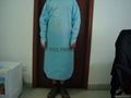 Disposable CPE surgical gown 1