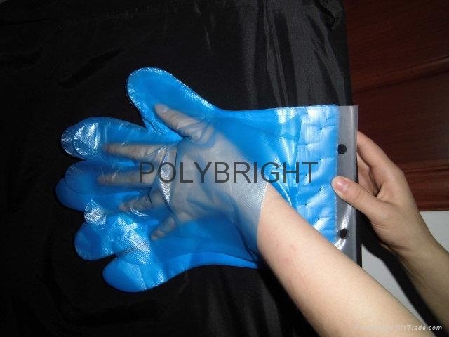 disposable LDPE gloves easy-putting on