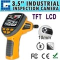 Industrial 3.5" LCD Video Inspection Endoscope w/ 180° Rotation