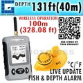 Wireless 40m Depth Fish Finder Sonar Sensor Dot Matrix Bottom Contour 1