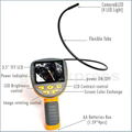 Industrial 3.5" LCD Video Inspection Endoscope w/ 180° Rotation 4