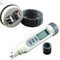 Waterproof pH meter with Temperature + Auto Calibration 4