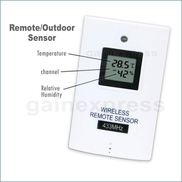 Weather Station DCF77 RCC Indoor Outdoor Thermometer RH 4