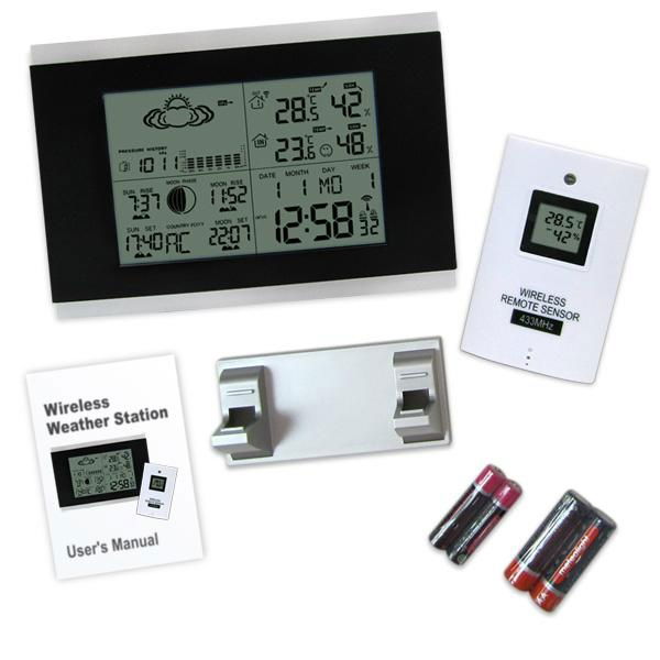 Digital Wireless Indoor Outdoor Weather Station Thermometer 2