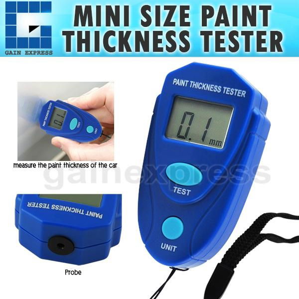 Digital Coating Thickness Gauge Car Painting Thickness Tester