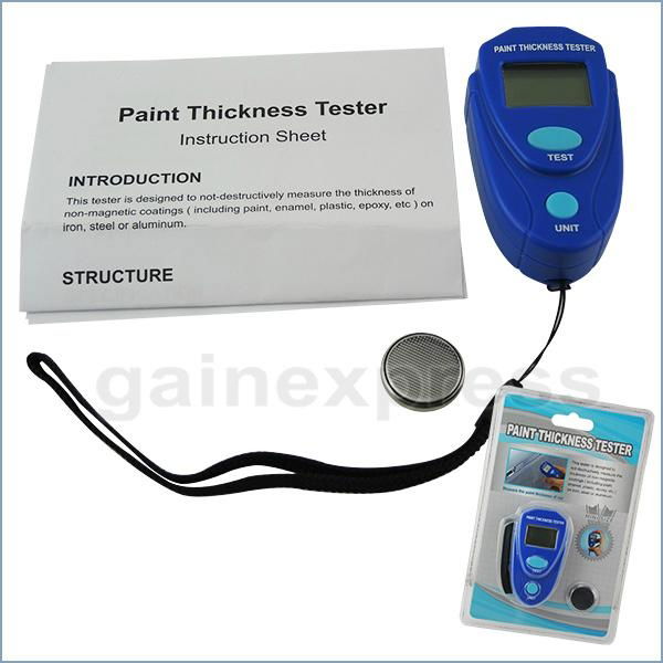Digital Coating Thickness Gauge Car Painting Thickness Tester 2