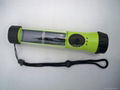 Waterproof solar flashlight