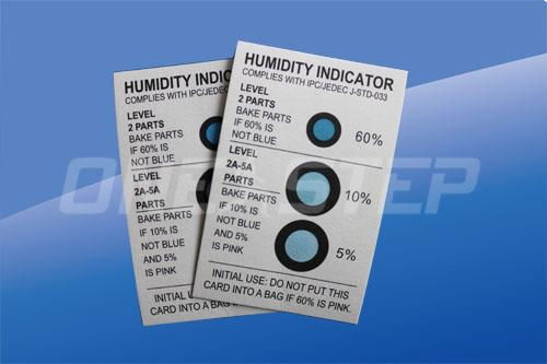 humidity indicator card (cobalt-free HIC) ESD HIC  2