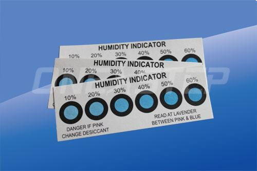生产各种湿度显示卡无钴环保湿度敏感标签真空防潮包装专用湿度卡 3
