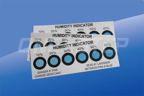 生產各種濕度顯示卡無鈷環保濕度敏感標籤真空防潮包裝專用濕度卡 3