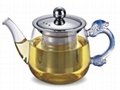 玻璃泡茶壺 不鏽鋼濾網泡茶壺 4