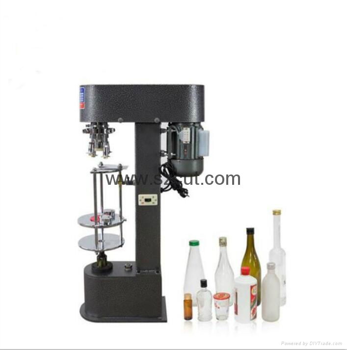 semi-automatic metal cap glass bottle Locking capping Machine XX-05D 2