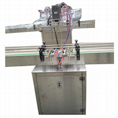 Automatic High Speed Inline Type Bottle Capping Machine For Plastic Screwing Cap