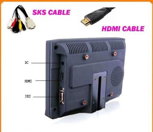 7inch touchscreen monitor with VGA+AV+HDMI 5