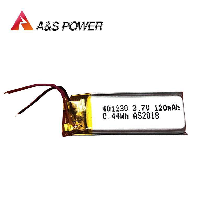 Small lipo battery 401230 3.7V 120mAh    Small Lipo Battery manufacturer 2