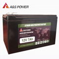 12V 7Ah Auto Battery Stater Battery   Lithium Ion Rechargeable Battery  3